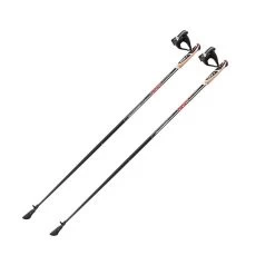 Bâtons LEKI Walker Platinium Noirs / Rouge