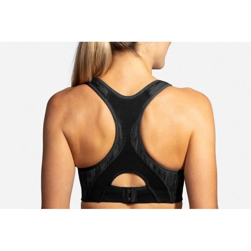 Brassière BROOKS Rebound Racer Black Jacquard – Image 2