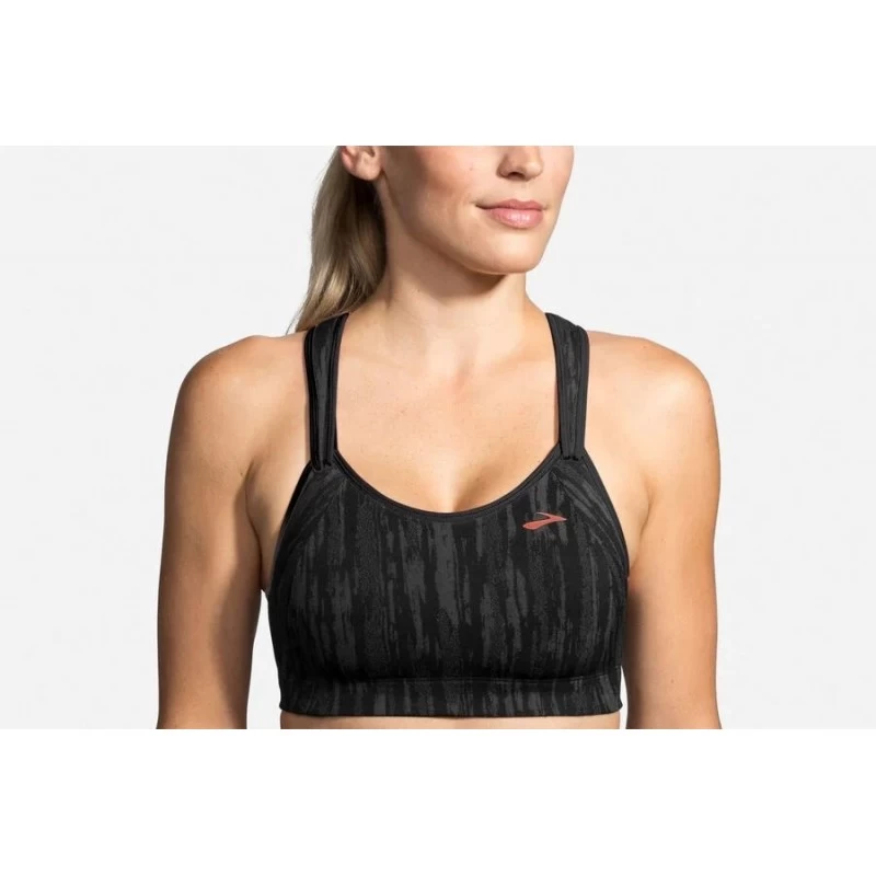 Brassière BROOKS Rebound Racer Black Jacquard – Image 4