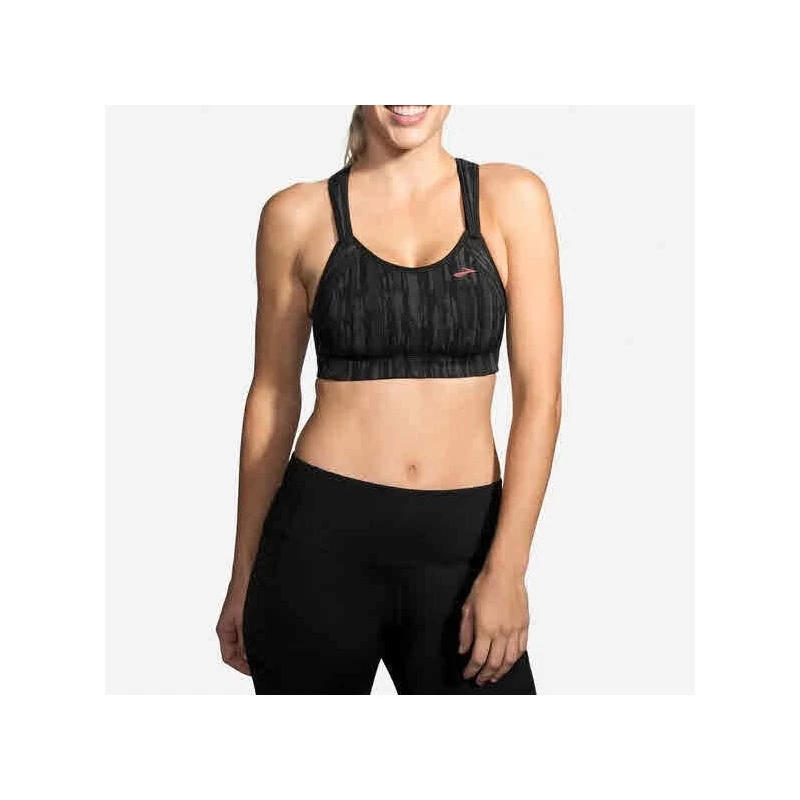 Brassière BROOKS Rebound Racer Black Jacquard