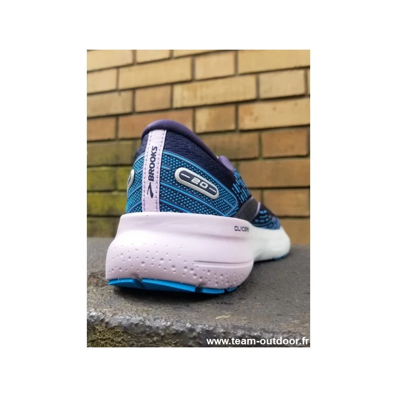 BROOKS Glycerin 20 Femme Peacoat / Ocean / Pastel Lilac – Image 7