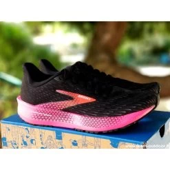 BROOKS Hyperion Tempo Femme Black / Pink / Hot Coral