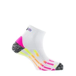 Chaussettes THYO Pody Air Run Silver Blanc / Rose