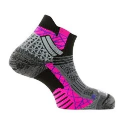 Chaussettes THYO Trail Aero Noir / Rose