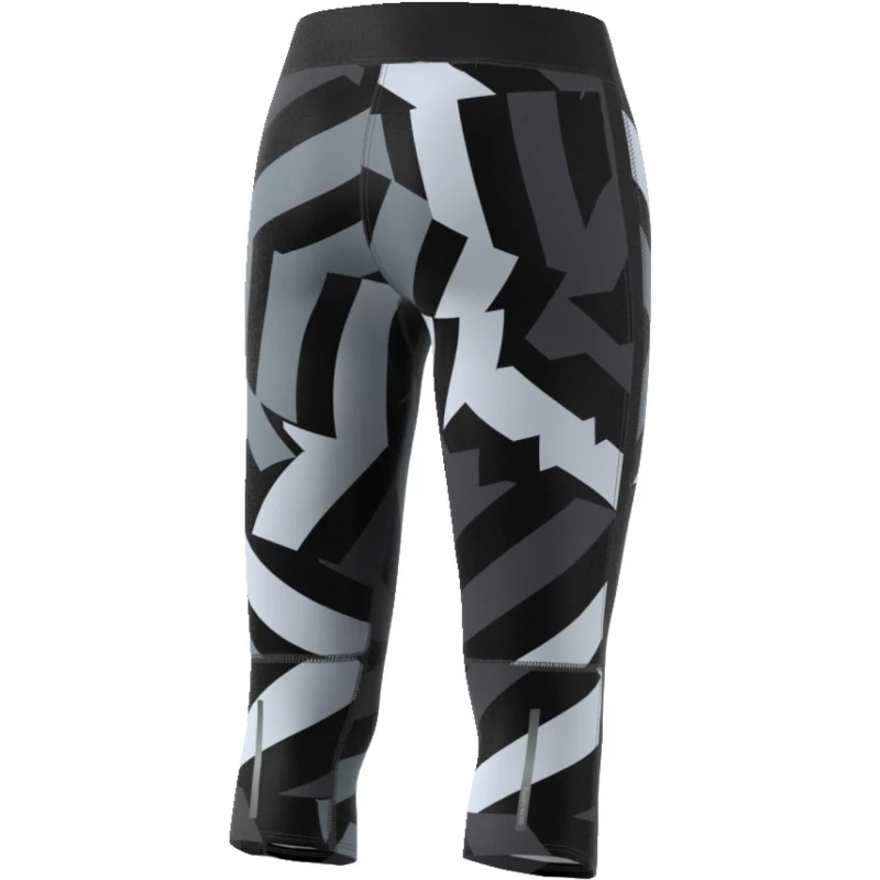 Collant 3/4 ADIDAS Response Tight Femme Stripe Grey – Image 3