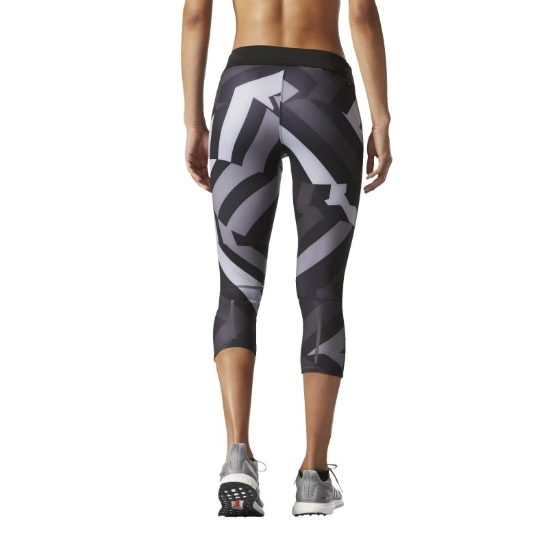 Collant 3/4 ADIDAS Response Tight Femme Stripe Grey – Image 4