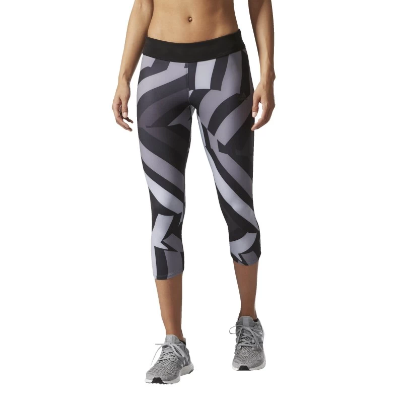 Collant 3/4 ADIDAS Response Tight Femme Stripe Grey