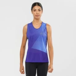 Débardeur SALOMON Sense Tank Femme Clematis Blue