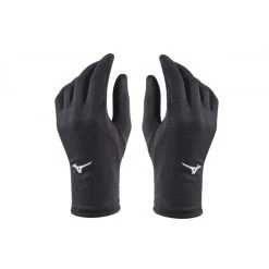 Gants MIZUNO Breath Thermo Running Gloves Noirs