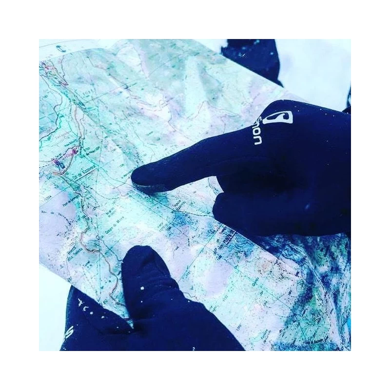 Gants SALOMON Agile Warm Gloves Copen Blue – Image 3