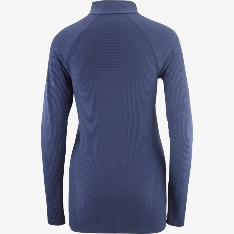 Haut SALOMON Essential Seamless HZ Femme Mood Indigo – Image 5