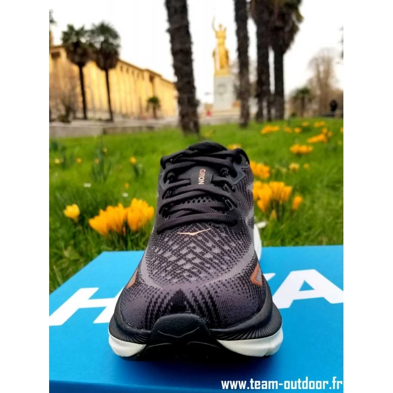 HOKA Clifton 9 Femme Black / Copper – Image 3