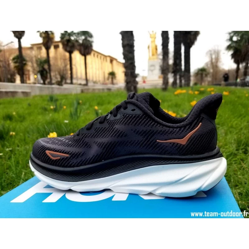 HOKA Clifton 9 Femme Black / Copper – Image 5