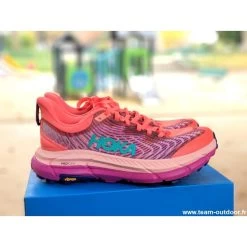 HOKA Mafate Speed 4 Femme Camellia / Peach Parfait