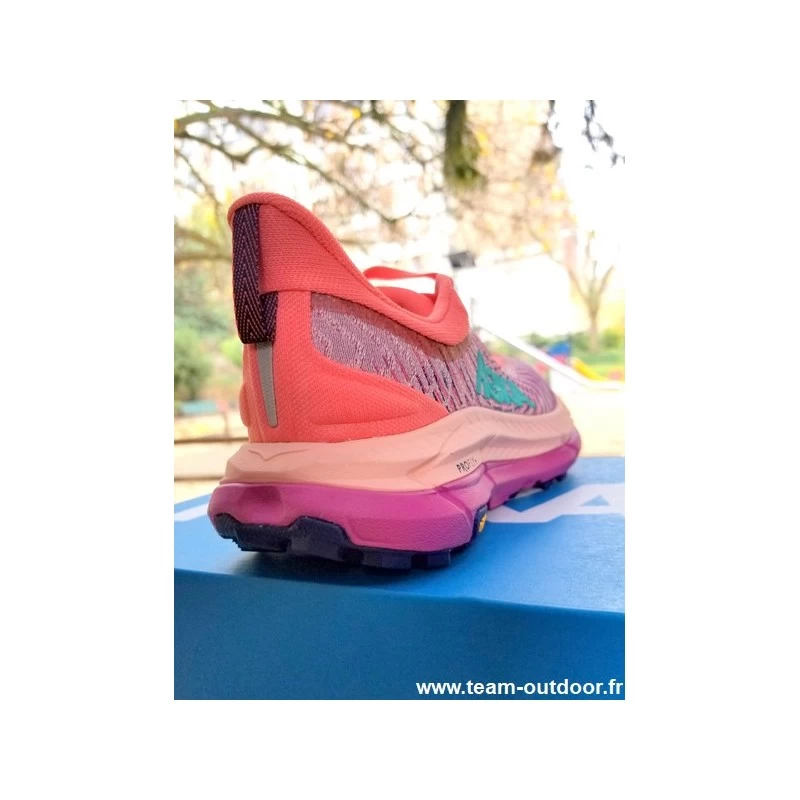 HOKA Mafate Speed 4 Femme Camellia / Peach Parfait – Image 6