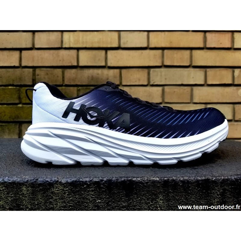 HOKA Rincon 3 Femme Black / White – Image 2