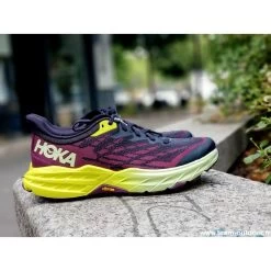 HOKA Speedgoat 5 Femme Blue Graphite / Evening Primrose