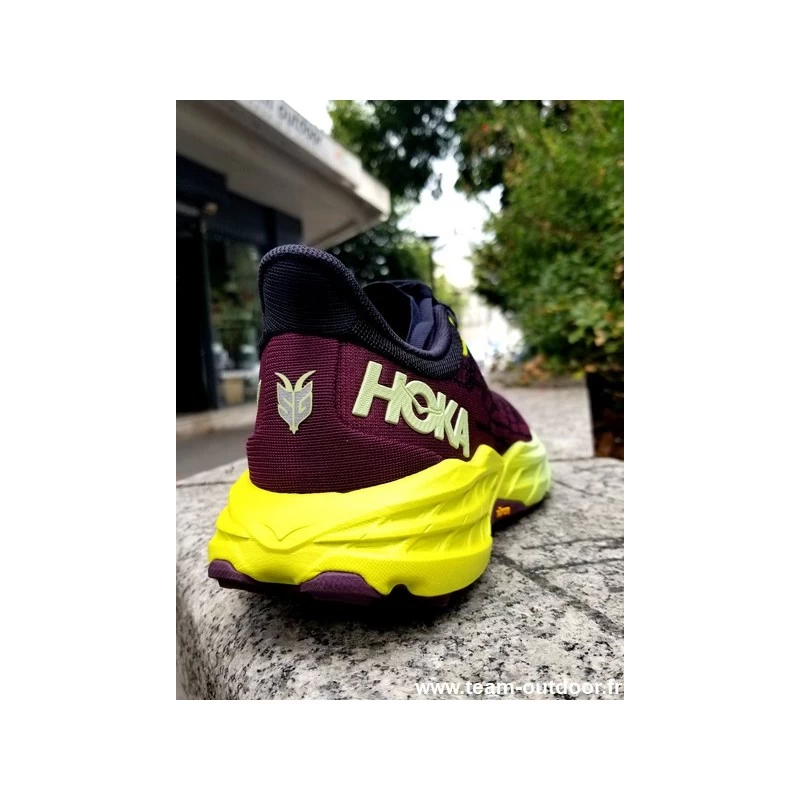 HOKA Speedgoat 5 Femme Blue Graphite / Evening Primrose – Image 7