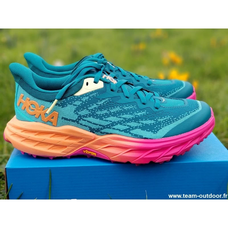 HOKA Speedgoat 5 Femme Deep Lake / Ceramic – Image 2