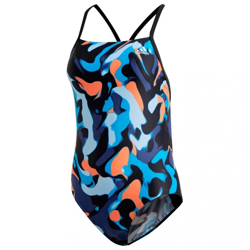 Maillot De Bain ADIDAS Suit Primeblue Femme Grey/blue/yellow – Image 2