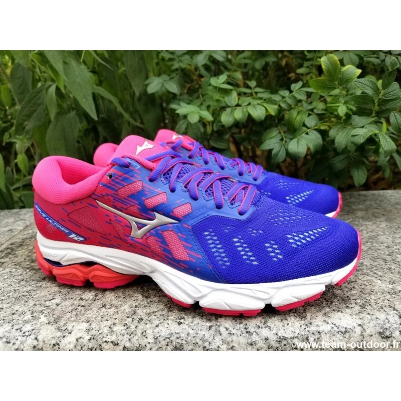 MIZUNO Wave Ultima 12 Femme Violet Blue / Silver / Rose