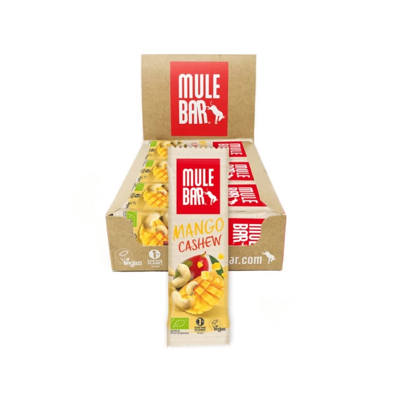 MULEBAR Barre Energétique Bio Vegan Mangue / Noix De Cajou – Image 2