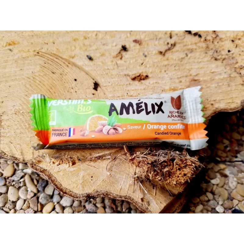 OVERSTIM'S Barre Amelix Bio Orange Confite – Image 2