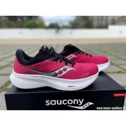 SAUCONY Ride 16 Femme Rose / Black