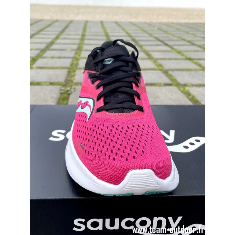 SAUCONY Ride 16 Femme Rose / Black – Image 6