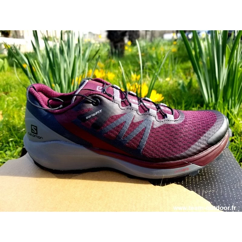 SALOMON Sense Ride 4 Femme Winetasting / Quiet Shade