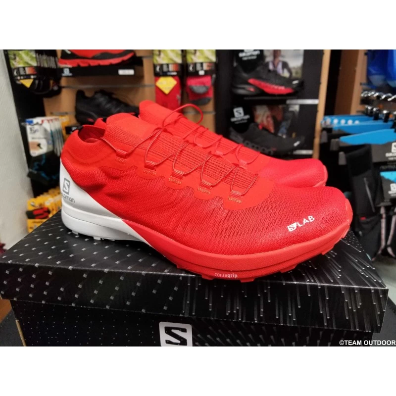 SALOMON S/LAB Sense 8 Mixte Racing Red / White – Image 2