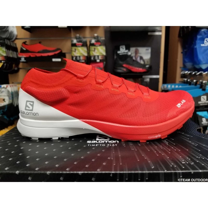 SALOMON S/LAB Sense 8 Mixte Racing Red / White – Image 3