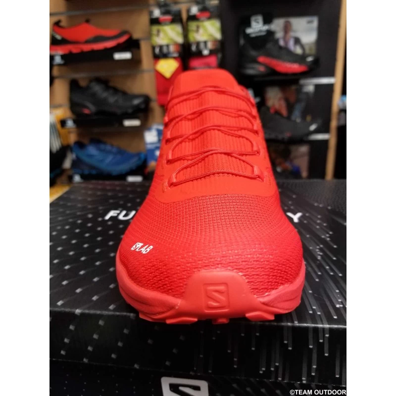 SALOMON S/LAB Sense 8 Mixte Racing Red / White – Image 4