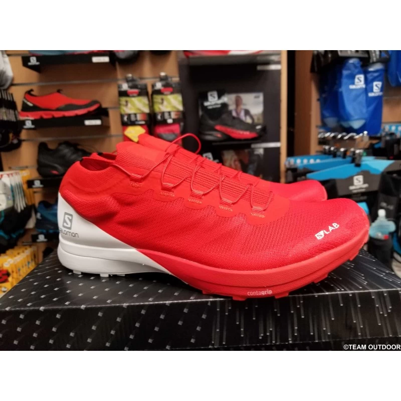 SALOMON S/LAB Sense 8 Mixte Racing Red / White