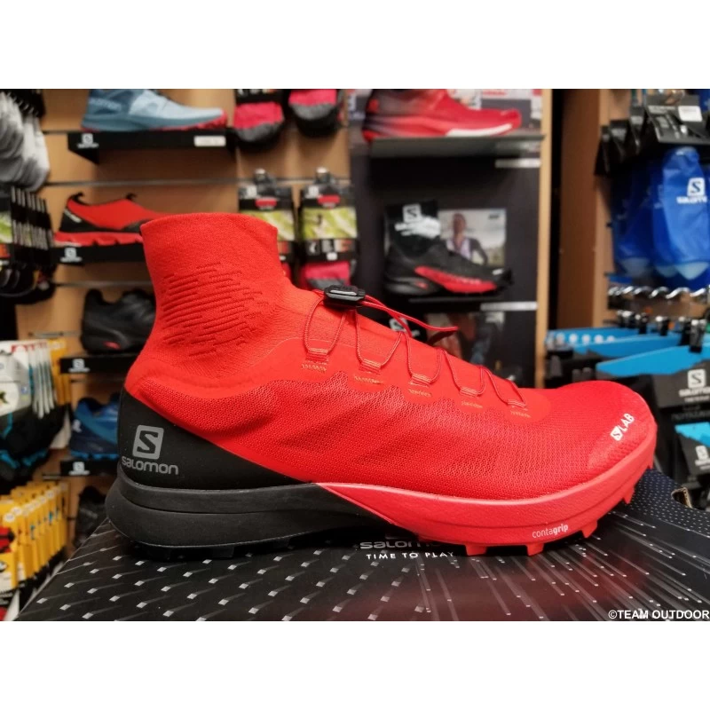 SALOMON S/LAB Sense 8 SG Mixte Racing Red / Black / White – Image 3