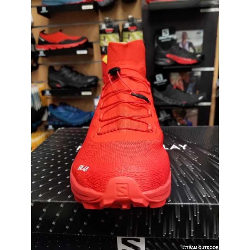 SALOMON S/LAB Sense 8 SG Mixte Racing Red / Black / White – Image 4