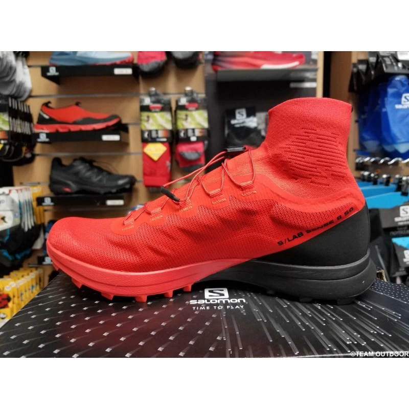SALOMON S/LAB Sense 8 SG Mixte Racing Red / Black / White – Image 5