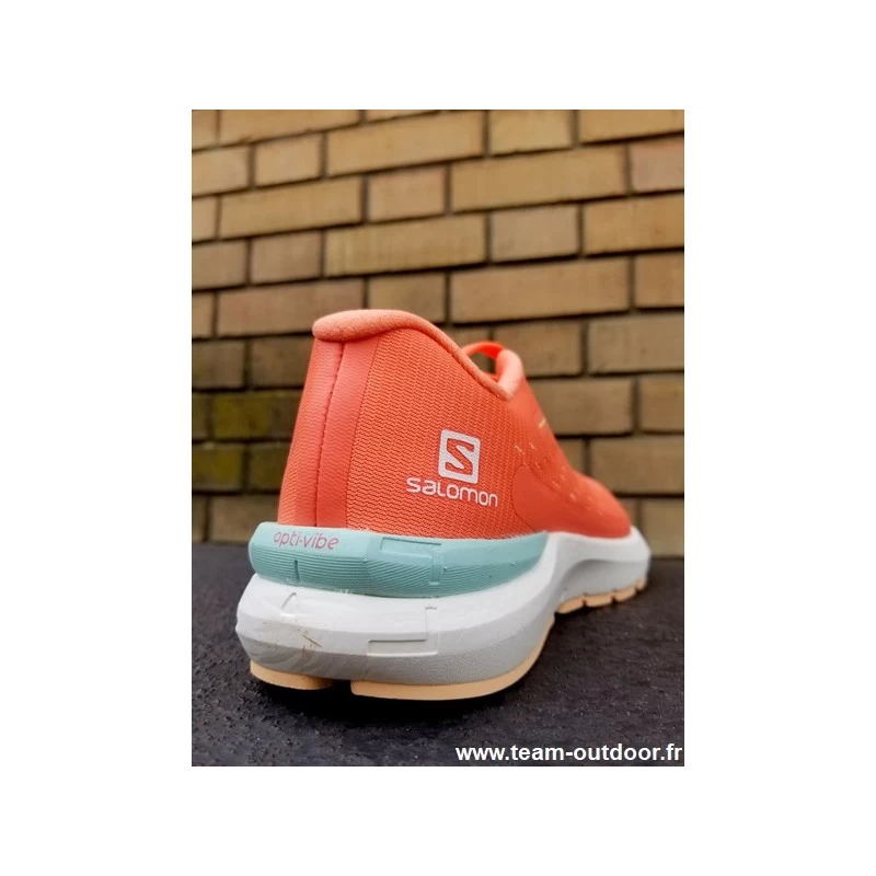 SALOMON Sonic 4 Balance Femme Persimon / White / Almond Cream – Image 5