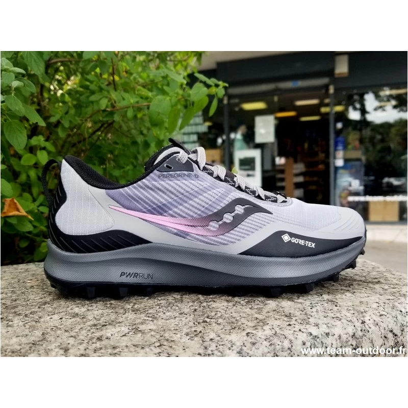 SAUCONY Peregrine 12 GTX Femme Alloy / Quartz – Image 3