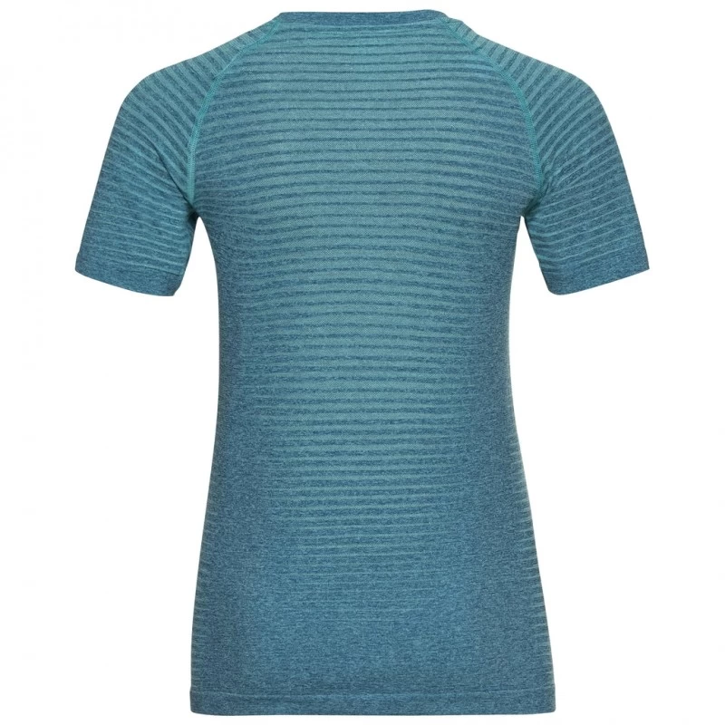 Tee-Shirt ODLO Essential Seamless Femme Reef Waters Melange