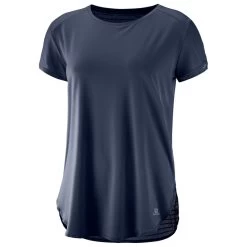 Tee-Shirt SALOMON Comet Breeze Tee Femme Graphite