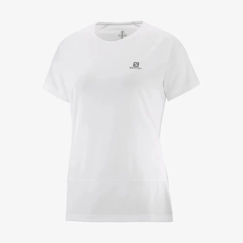Tee-Shirt SALOMON Cross Run SS Femme White