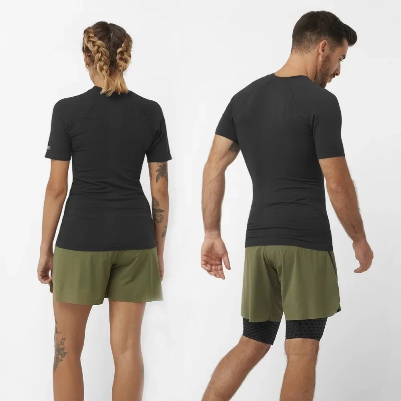 Tee-Shirt SALOMON S/LAB Ultra Tee Mixte Black – Image 2