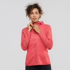 Veste SALOMON Bonatti Race Waterproof Jacket Femme Cayenne
