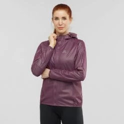 Veste SALOMON Bonatti Race Waterproof Jacket Femme Winetasting