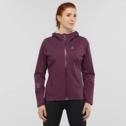 Veste SALOMON Bonatti Waterproof Jacket Femme Winetasting